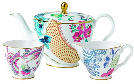 Wedgwood Butterfly Bloom 3-Piece Tea Story Set