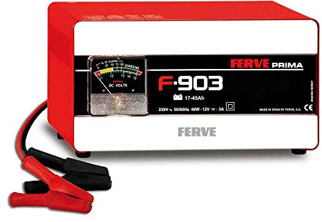 FERVE - Cargador Bateria 17-45 Ah Ferve 12 V
