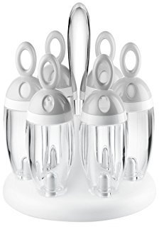 Guzzini Kitchen Active Design Porta Spezie Girevole 16 x H 21,5 cm, Grigio
