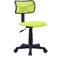 IDIMEX Chaise de Bureau pour Enfant Milan Fauteuil pivotant et Ergonomique sans accoudoirs, siège à roulettes avec Hauteur réglable, revêtement Mesh Vert