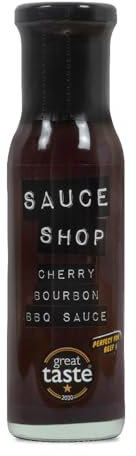 Sauce Shop Cherry Bourbon BBQ Sauce, SS-CBB(S), 255g