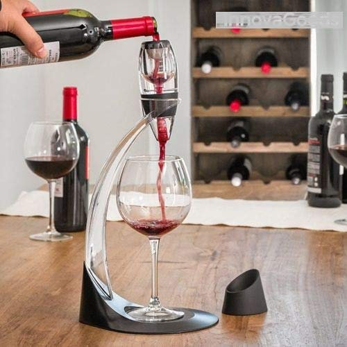 High-Q InnovaGoods Aeratore Vino Decanter Ossigenazione Sapore Enhancer Con supporto