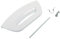 White Door Handle Kit for Hotpoint WMFUG742PUKM WMFUG842PUKM