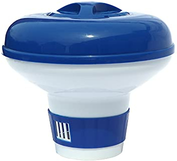 Pool Chlor Dosierschwimmer XL - großer Chemikalienschwimmer für 200g Chlortabletten und Multitabs - Ideales Pool Zubehör für Jede Pool Grundausstattung