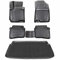 Design Gummimatten & Kofferraumwanne Set für Hyundai i20 (III) ab 2020 | Antirutsch mit hohem 5cm Rand
