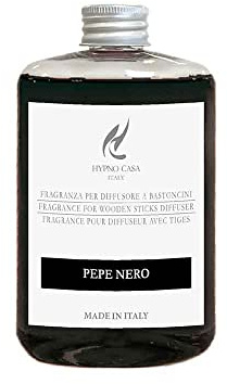 HYPNO CASA - Raumduft Nachfüllpackung für Raumduftdiffusoren, 500 ml (schwarzer Pfeffer)