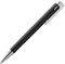 LAMY logo M+ Kugelschreiber 204 aus bruchfestem Kunststoff in der Farbe matt schwarz mit verchromter Spitze und Drücker, inkl. Großraummine LAMY M 16 Strichbreite M in schwarz