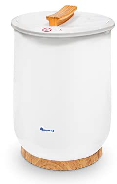 QUIRUMED Seau Chauffant de Serviettes pour Salon de beauté, capacité 20 litres, indicateur de Surface Chaude, arrêt Automatique, indicateur LED Blanc