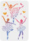 FINGERINSPIRE Ballett Mädchen Malschablone 29.7x21cm Aushöhlen Tänzerin Mädchen Bastelschablone, Kunststoff PET Schmetterlings Schablone, Kunsthandwerk Für Scrapbook, Stoff, Fliesen, Holzschilder