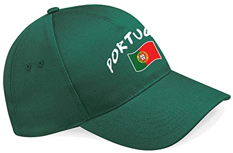 Supportershop Unisex Portugal Baseballkappe, Grün, Einheitsgröße EU, grün, One Size