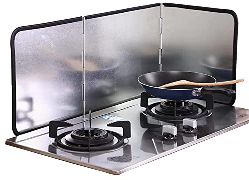 Paraspruzzi Antiaderente Da Cucina, Paraschizzi Cucina Pieghevole Rotezione, Acciaio Inox 304 Paraschizzi Parete Cucina Protezione, Olio Antiaderente, per Fornelli, Piani Cottura A Gas, Padelle ( Colo