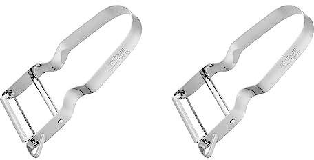 Vogue CF938 Vogue Serrated Speed Peeler, Stainless Steel (Pack of 2)