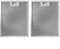 Cooker Hood Metal Mesh Grease Filter Extractor Fan Vent Fit for Many Leading Brand of Cooker Hood, 230x260x9mm, 2 Pcs