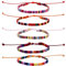 xianynow 5 Stöcke Bunt Handmade Surfer Schmuck Surfer Armband Boho-Armbänder Boho Surfer-Armband Damen & Herren Geeignet als Geschenk für Familie und Freunde