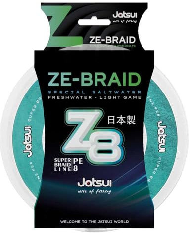 Jatsui Filo Trecciato ZE-BRAID Z8 GREEN (300MT-0.18(PE1.2))