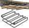 Blogiiup Hackkartonhalter, unter Kabinett Schneidebretthalter, Edelstahl -Hackkartonhalter, 10,6 x 10,2 x 3,3 Schneidebrettspeicher, Hochleistungs -Schneidebrett -Hang -Rack für Küche