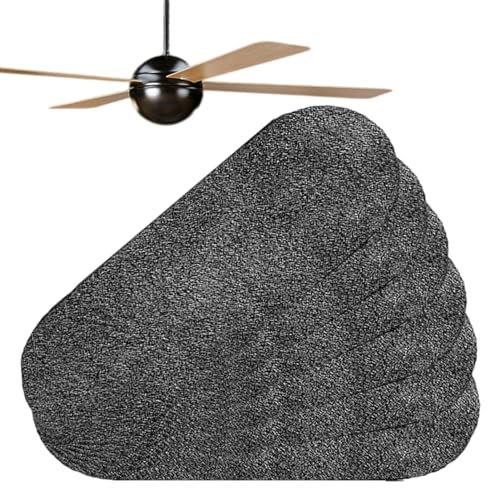 Carbon Filters for Ceiling Fan - Easy-Stick Carbon Filter for Ceiling Fans,Ceiling Fan Dust and Air Purifier Pads, Unscented Ceiling Fan Freshener, Captures Common Household Contaminants