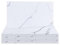 Hode Piastrelle Adesive Bagno Cucina Muro 12 Pezzi, Effetto Marmo Mattoni Stile Paraschizzi Adesive per Parete PVC Impermeabile Autoadesivo (Bianco)