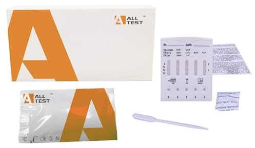 Test per Droga Multi-Panel Rapido e Preciso per Uso Domestico - Risultati in 5 Minuti - Test delle Urine 11 Sostanze - Cocaina, THC, MDMA e altre