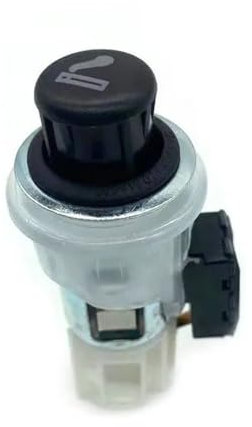 Generic Weißes Licht Zigarettenanzünderlampe für Golf 7 MK7, 7.5 MK7.5 - Drucktaste, Ruhekontakt, Durchsteckmontage, 1-Weg, 1 Stück