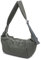 EnhbZoilism Borsa unisex in nylon da donna, borsa a tracolla da donna, borsa a tracolla leggera e impermeabile, con tracolla regolabile, tracolla larga, grigio., taglia unica