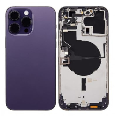 Globalstock Châssis Arrière Complet pour iPhone 14 Pro Max - Violet