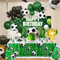 Pack of 135 Football Party Geburtstagsdekorationen, Jungen Party Set, Fußball Ballon Happy Birthday Banner Tischdecken, Fußball Deko