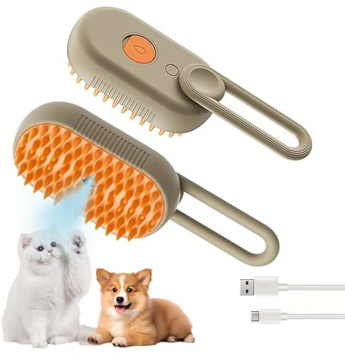 Cloud Care Katzen- und Hundebürste, selbstreinigend, für langes und kurzes Haar