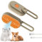 Cloud Care Cat & Dog Brush - Steam Self Cleaning Spritz Defur Comb Grooming Brush for Long & Short Hair