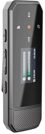 Tuesoa X80 USB MP3 Player Mini 64GB Touch Key Bluetooth 5.3 Sports Clip Music Player Support FM Radio Recorder E-Book Pedometer