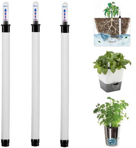 Joycabin 3 Stück Wasserstandsanzeiger für Pflanzen, 36cm Groß Hydrokultur Wasserstandsanzeiger, GießAnzeiger Zimmerpflanzen, Gießanzeiger Pflanzen Ersatz für Blumenkästen Topfpflanzen Gartenarbeit