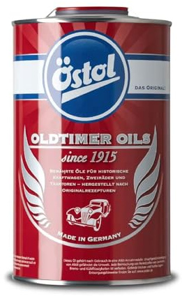 ÖSTOL Oldtimer Oil SAE 20W-50 – Das Original für echte Klassiker mineralisch für Oldtimer mit Otto- oder Dieselmotor - 1 Liter