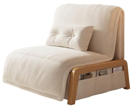 Glamour Haven Ausklappbares Schlafsofa für kleine Räume, Elektrisch verstellbares Schlafsofa, klappbarer Sessel for Wohnzimmer und Büro Gästebett für Wohnung, Wohnzimmer, Büro
