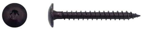 200 Vis Bois pour Penture Torx 6 x 40 mm - Zingué Noir - D-Work
