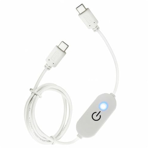 Hangsu Professioneller Dimmer Controller USB C Schalter Kabel Berührungsempfindliche Taste für Heimbeleuchtung ohne Flimmern und Auto Memory LED Dimmer