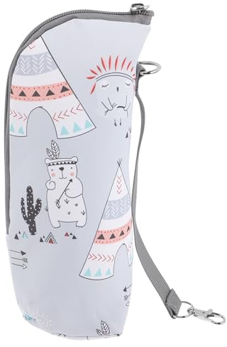GOOHOCHY Bolsa Térmica para Biberones de Tela Oxford Aislamiento Térmico y Correa para Colgar, Adecuado para Compras y Paseos Botellas de Leche
