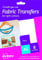 Avery HTT01 Printable Fabric Transfers for Light Cottons, 1 Transfer Per A5 Sheet