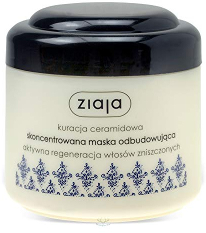 Intensive Aufbau Haarmaske für Beanspruchtes und geschädigtes Haar 200 ml von Ziaja