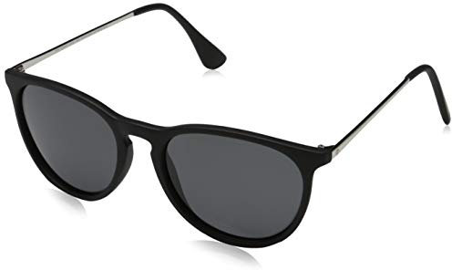 CHPO Unisex-Erwachsene Roma Sonnenbrille, Schwarz (Black/Black), 53
