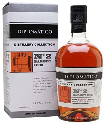 DIPLOMATICO - DISTILLERY COLLECTION - N°2 - BARBET RUM - 70CL - 47°