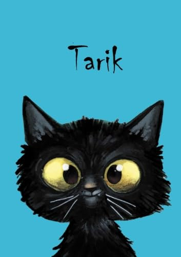 Tarik: Tarik - Katzen - Malbuch / Notizbuch / Tagebuch: A5 - blanko