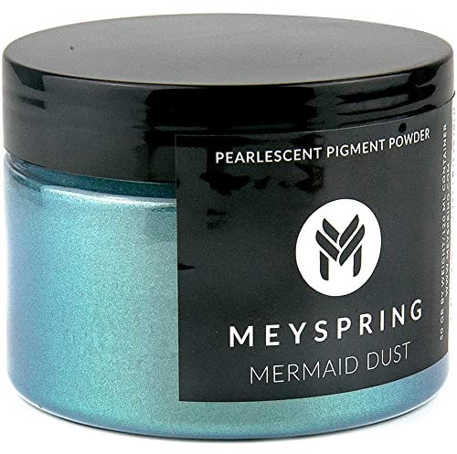 MEYSPRING Meerjungfrauenstaub-Epoxidharz-Farbpigment, 50 g, ideal für Harzkunst, Epoxidharz und UV-Harz, Glimmerpulver für Epoxidharz