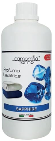 Profumo Concentrato Bucato, Biancheria Lavatrice 250 ml. Linea Preziosa. Camomilla Torino. In 4 Fragranze. Italy. (Sapphire)