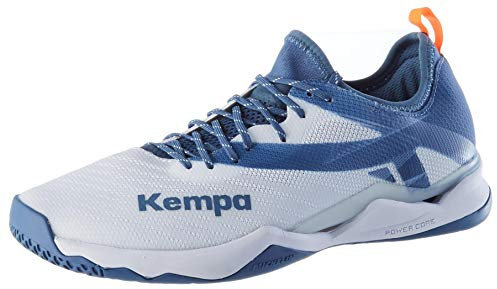 Kempa WING LITE 2.0, Herren Handballschuhe, Mehrfarbig (Weiß/Steel Blau 03), 49 EU (14 UK)