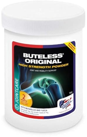 Equine America Buteless Original High Strength Powder | Premium Ready-to-Use Nutritional Additive for Horse and Pony | Joint Support and Mobility | 1 kg