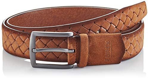 Eurex by Brax Herren Eurex Gürtel, Cognac, 105