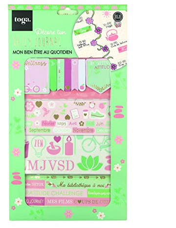 Draeger by Toga – Deko-Set Bullet Journal Wellness – Grün
