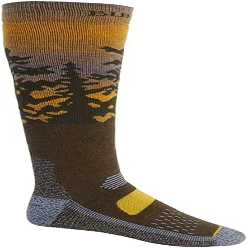 Burton Herren Performance Midweight Snowboard Socken, Sunrise, L