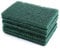 Oumefar Nylon Cleaning Scrub Pad, 5Pcs Abrasive Square Nylon Scouring Pads Scourer Scouring Pads Industrial Scourer Finishing Pads Easy to Clean Tools for Polishing Cleaning