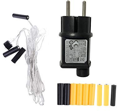 Angelliu Éliminateur De Batterie Et Accessoire Transformateur,Peut Alimenter 2 Appareils AA Et 1 Appareil AAA en Même Temps
